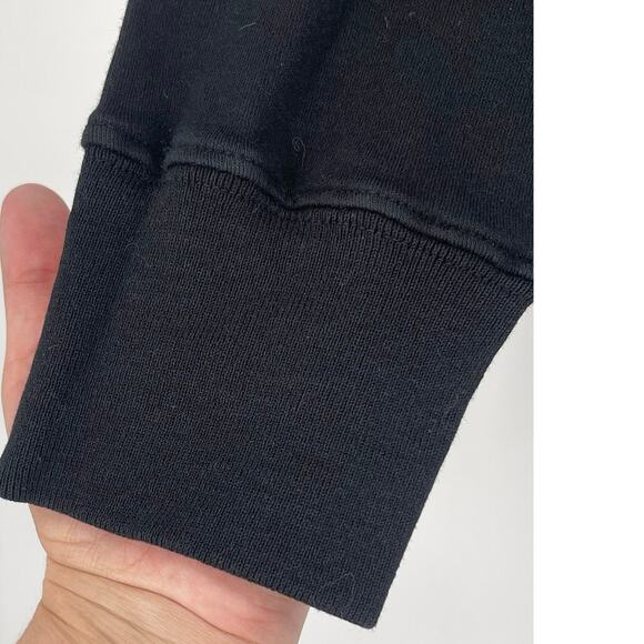 Indian Motorcycle 100% Cotton Black Sweatshirt Embroidered Spell Out Size XL - Picture 4 of 6